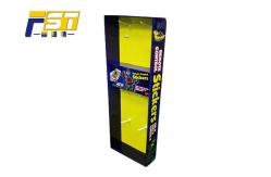 China Corrugated Paperboard Counter Hook Display Stand Durable Environment Friendly supplier