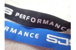 China Professional Polyester Elastic  Cloth Band With Printing Silicone Logo supplier