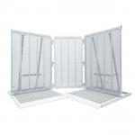 Aluminum Flood Barrier Retractable Gate Barrier for sale
