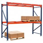 Customized Width Warehouse Metal Storage Racks /  Selective Pallet Racking for sale