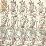 Fashionable Applique Lace Fabric Mesh Embroidery By The Yard for sale