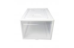 China Kids Transparent Stackable Storage Shoe Boxes 38*26*20cm supplier
