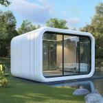 2025 Economic Movable Prefab Capsule House Capsule Hotel Garden Pod Prefabricated Modular Tiny Apple Cabin Container House for sale