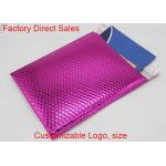 Strong Adhesive Metallic Bubble Mailers 4*6 Aluminum Film 50 Mic Thickness for sale