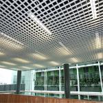 50x50mm Aluminum Open Cell Ceiling Metal Grid Ceiling Powder Coating for sale