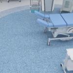 Cleanroom Homogeneous Vinyl Sheet Flooring 2m Vinyl Floor For Hospital for sale