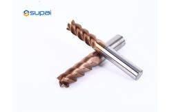 China Stainless Steels CNC Lathe Machining End Mills With Customized Overall Length supplier