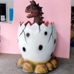 Customized Electric Animatronic Dinosaur Egg Model For Amusement Park
