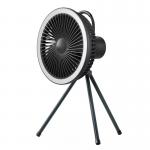 7800mAh Rechargeable Electric Mini Tripod Fan Outdoor Camping With LED Light for sale