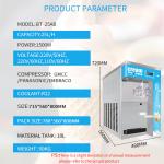 Table Top Big Capacity Automatic Soft Serve Ice Cream Machine BT-25AB