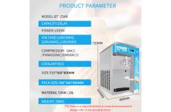 China Table Top Big Capacity Automatic Soft Serve Ice Cream Machine BT-25AB supplier