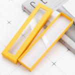 Customizable Lid And Base Box Recyclable Cardboard Pen Packaging Box With Window for sale
