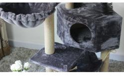 China Custom Sisal Large Cat Scratch House Eco Cat House With Scratcher supplier