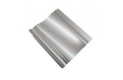 China Fashionable Gold Shiny Brush Light Champagne Silver Aluminum Frame Profiles with Custom Length supplier