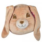 3D Fuzz Dog Soft Toy Backpack , Durable Plush Backpacks For Toddlers for sale