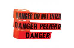 China Red Danger Tape Material Polyethylene Plastic Barrier Tape supplier