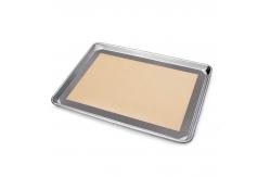 China Non Stick Reusable Silicone Baking Mat Set Thickness 0.7mm supplier