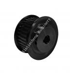 Black Synchronous Aluminum Timing Pulley Anodic Oxidation ISO9001 for sale