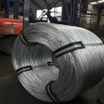 Standard MTC Certification Galvanized Steel Wires Zinc Coating Of 15g/m2-600g/m2 for sale