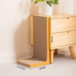 Detachable Cardboard Scratch Pad L Shape Cat Scratcher Sustainable