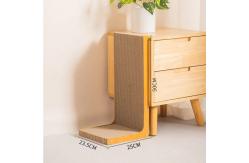 China OEM L Shape Cat Scratcher Detachable Vertical Cardboard Cat Scratcher supplier