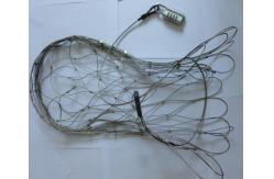 China Woven Interlocking Wire Mesh Bag Stainless Steel 1.2mm Rope Diameter supplier
