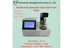 China Fully Automatic Cleveland Open Flash Point Tester ASTMD92 Lubricating Oil Rt ～ 400 ℃ supplier