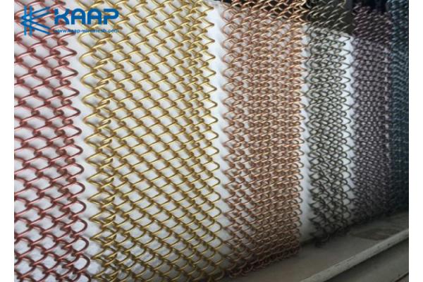 Unique Patterns Decorative Mesh Panels High Practicality Extensive Application