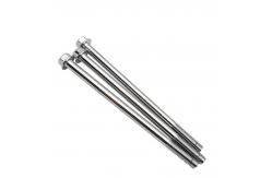China Hex Head Extra Long Machine Screws A2-70 Hardness DIN963 Standard supplier