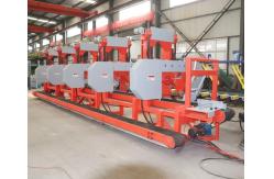 China Multiple Head Wood Portable Sawmill Multi Heads Horizontal Resaw Bandsaw Machine supplier