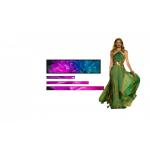 Wall Mounted Shelf Edge LCD Screen , Stretched Bar Type LCD Display For Supermarket Mall for sale