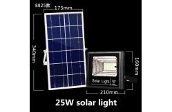 China Stainless Steel Remote Control Solar Flood Light 25W IP67 supplier