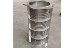 China Polished Wedge Wire Screen with Round Profile Packaging Pallet supplier