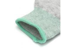 China Dust Free Polyester ESD Gloves PU Finger Coated Antistatic gloves supplier