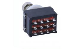 China 0.8mm Normally Closed Momentary Footswitch 4PDT 12 Pin Toggle supplier
