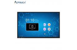 China 65 Inch Dual System Interactive Flat Panel IR touch with 40 points supplier