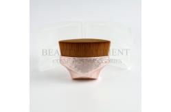 China OEM ODM Mold X Shape Kabuki Makeup Brush Flat Liquid Foundation Brush supplier