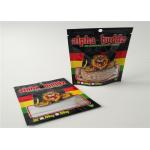 Buttom Closure Herbal Incense Packaging Gravure Printing With Airtight Zipper Seal