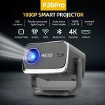 FLYIN P20 Pro 4K 350Lms 1080P Full HD Projector Auto Focus Lens LCD Lamp Android 13 Airplay Portable Home Theater Use for sale