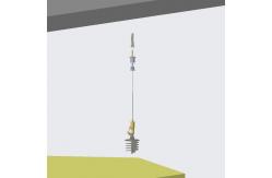 China Suspension Kit With Ceiling Attachment With Adjustable Hook Gripper Wire Hanger supplier
