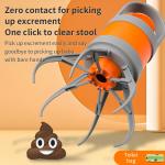 Orange Octopus Poop Scooper With Bag Customized Pooper Scooper Storage