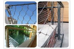 China Plain Weave Architectural Wire Mesh Balustrade Of Balcony Terrace supplier