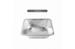China Heavy Duty Aluminum Foil Food Containers Disposable Deep Takeaway Pan With Foil Lid supplier