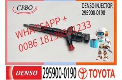 China High Quality Common Rail Fuel Injector 295900-0190  23670-30170 supplier