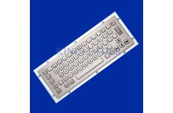 China IP65 Rating Metal Kiosk Industrial Mini Keyboard With 64 Metal Compact Keys supplier