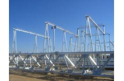 China Round Structure Pole Q420 Q460 Hot Dip Galvanized Substation Steel Pole supplier