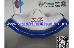 China Blue Funny inflatable Seesaw , Kids Inflatable Water Park 2m - 3m length supplier