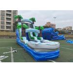0.55mm PVC Tarpaulin Inflatable Water Games With Slides for sale