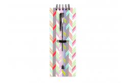 China Custom Printed Spiral Bound Notebooks / Personalized Stationery Notepads And Pens supplier