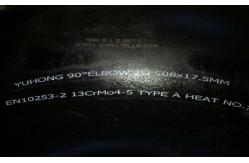 China EN10253-2 13CrMo4-5 90 degree hose elbow Buttweld Fitting supplier